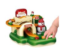 Race Car Track- Vehicle Toys, Toddler Car Race Track, Christmas Vehicle Toy | Racer Tracks Toy | Multi-layer Races Carr Ramp With Sliding Cars |for Boys Girls Children Christmas Holiday Birthday Play