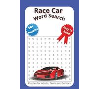 Race Car Word Search: Word Search Puzzles with Easy to Read Print about Race car, Drag Racing, Automotive and More | 6x9 inches, 110 pages | 50+ ... Gifts for Vacations, Holidays and Relaxation
