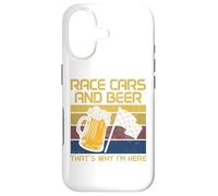 Race cars & beer That's why I'm here Funny Drag Racing Case for iPhone 17
