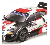 Bburago TOYOTA WRC YARIS GAZOO RACING (2022) - 1:43 Scale - Incredibly Detailed Die-Cast Replica Collectible Race Car Model, Multiple Colours