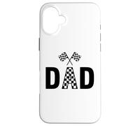 Race Dad Racing Car Bike Case for iPhone 16 Plus