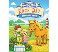 Race Day Coloring Book For Kids Ages 4-8: Horse Racing Coloring & Activity Book | Derby Inspired Pages, Simple Designs & Fun Activities