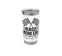 Race Day Mom Era Hot Mess Always Stressed Stainless Steel Insulated Tumbler