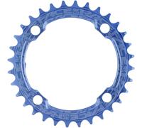 Race Face Chainring 34t Single Narrow Wide Chainring - 104mm Blue - UK