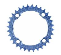 Race Face Chainring 34T 104bcd Narrow Wide Chainring Blue 1 x 9, 10, 11 speed