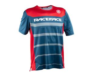 Race Face Indy Short Sleeve Jersey - Navy - Medium - Brand New