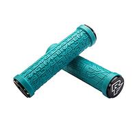 Race Face Lock-On Grippler Grips, Turquoise, 30mm