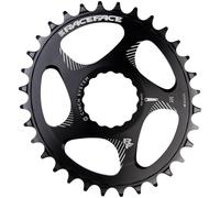 Race Face Direct Mount Oval-32t-Black Adult Unisex Tray, Schwarz, 32