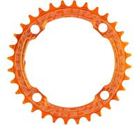 Race Face 1X Narrow Wide Single Chainring 104 Bcd, 36T, Orange