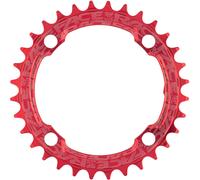 Race Face CHAINRING SINGLE NARROW WIDE, Red