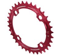 Race Face Single Narrow Wide 1x MTB Chainring - 104mm BCD 34t Red