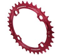 Race Face Single Narrow Wide 1x MTB Chainring - 104mm BCD 34t Red