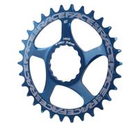 Race Face Single Narrow Wide 1x MTB Direct Mount Cinch Chainring 28t Blue