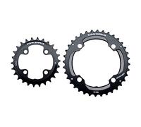 Race Face Turbine Chain Ring Set 4 Bolt 26/36 2 x 11 Speed Black 2017 Chain Ring
