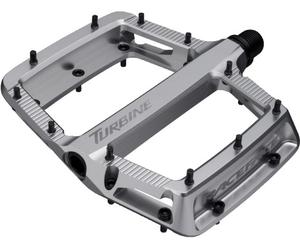 Race Face Turbine MTB Mountain Bike Flat Pedals Silver