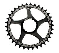 RACE_FACE Unisex-Adult Plateau Direct Mount-32t-noir Matte, Black, ONE Size