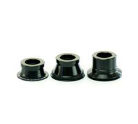 Race Face Vault R 12x135/150 Mm Rear Hub End Caps 3 Units Black One Size Dark Green