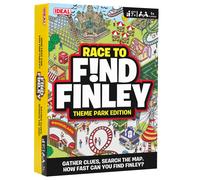 | Race Find Finley Theme Park Edition: Gather clues, search the map. How fast will your team find Finley? | Family Games | 2+ Players | Ages 7+
