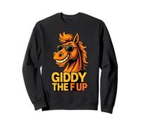 Race Horse Funny Derby Day Giddy The F Up Sweatshirt