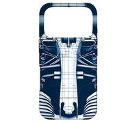 Race Motorsport Racing Blueprint Mechanical Engineering Case for iPhone 17 Pro