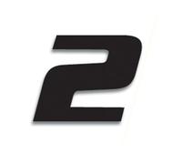 Race Number 2 20x25cm Black, black