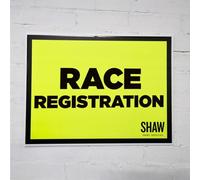 Race Registration Event Sign (Landscape)