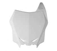 Race Tech Factory Front Number Plate White Suzuki RM-Z250/450, white