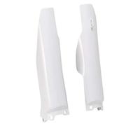 Race Tech Fork Guards - White, white