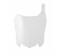 Race Tech Front Number Plate White Honda CRF250R/450R, white