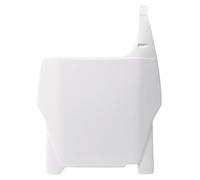 Race Tech Front Number Plate White Honda, white