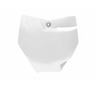 Race Tech Front Number Plate White KTM SX85, white