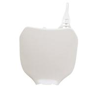 Race Tech Front Number Plate White Yamaha, white