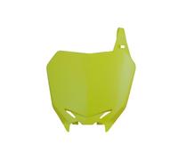 Race Tech Front Number Plate Yellow Suzuki RM-Z250/450, yellow