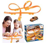 Race Track Set for - 2.76 Inch Push Car Vehicle, Curved Road, Play With Enthusiasm | Racing Activity for Christmas, Halloween, Entertainment in FA