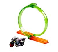 Race Track Set for Motorcycle Models | Eye Hand Coordination Motorcycle Track Set for Vehicles | Preschool Boys and Girls Home Salon La Cham