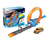 Race Track Toy -Flexible Toy Car Game | Pull Back Alloy Racer, Convertible Track System High Speed Assembly Playset For Children Creative Motor Skills Development