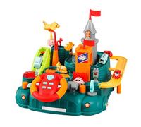 Race Track Toy Rich Interactive Inertial Sliding Educational Car Toy for Children (Green)