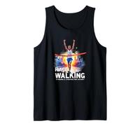 Race Walking Striding Striving for Victory Inspirational Tank Top