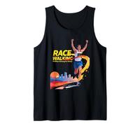 Race Walking Striding Striving for Victory Motivational Tank Top