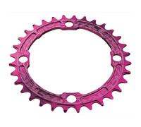 RaceFace 1x Narrow Wide Chainring - 36t 104 BCD 10-12 Speed 7075 Aluminum Purple