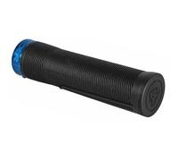 Race Face Chester Grip - Black/Blue (34 mm) Size: 34 mm