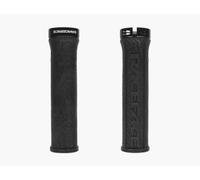 Race Face Chester Grip - Black/Silver (34 mm) Size: 34 mm