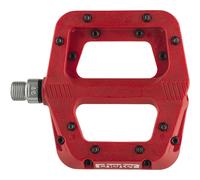 Raceface Chester Small Platform Pedals Body: Nylon Spindle: Cr-Mo 9/16" Red Pair