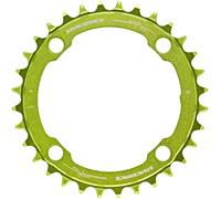 RaceFace Narrow Wide Chainring: 104mm BCD 38t Green