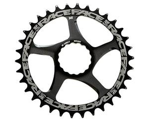 RaceFace Narrow Wide Chainring: Direct Mount 3-Bolt Compatible 34t Black