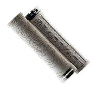 RaceFace THE NORTH FACE RF AC990062 Half Nelson Grips with Lock - Grey, 134 mm