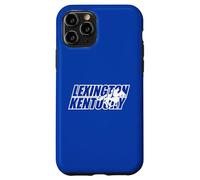 Racehorse Silhouette Inside Lexington Kentucky Bold Letters Case for iPhone 11 Pro
