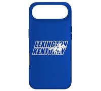 Racehorse Silhouette Inside Lexington Kentucky Bold Letters Case for iPhone Air