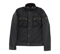 Belstaff Racemaster Mens Waxed Cotton Compact Field Jacket - Black - Black - UK42 EU52 US42