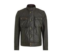 Racemaster Waxed Jacket Faded Olive - male - Belstaff - Light Jackets - Green - 2XL - Jackets 2XL